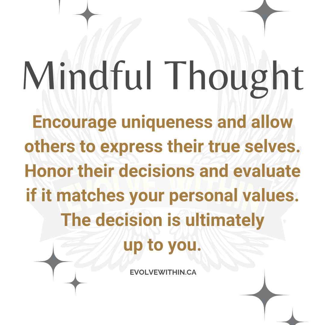 Embracing Individuality: Honoring Personal Values and Allowing Authentic Expression