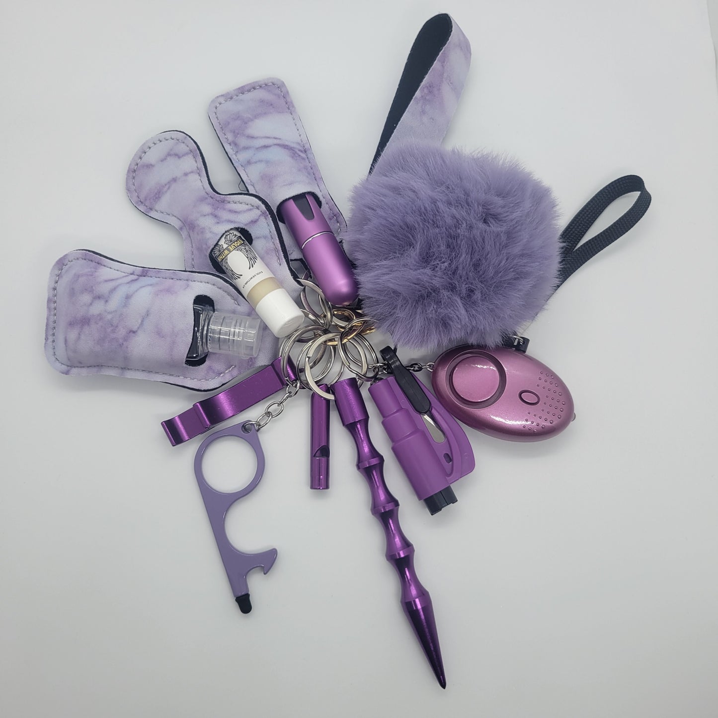 Marble Safety Keychains