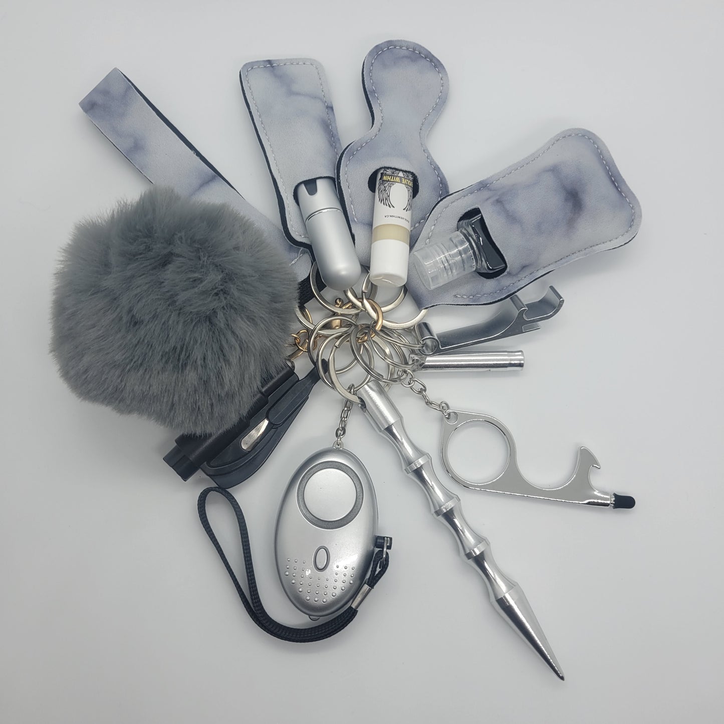 Marble Safety Keychains