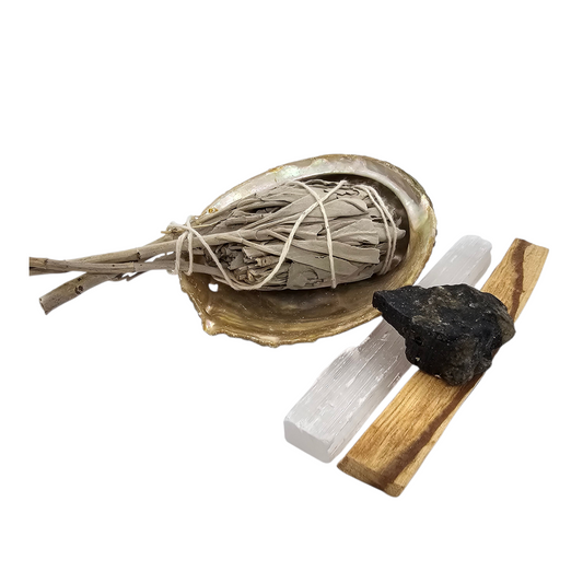 Black Tourmaline Smudge Set