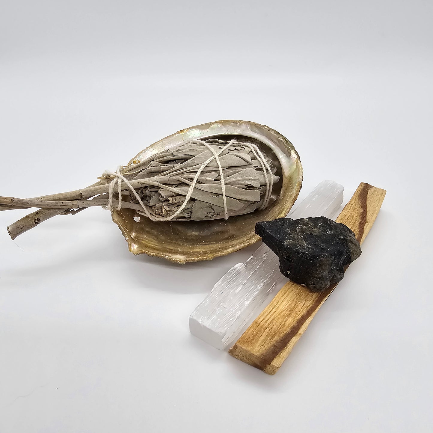 Black Tourmaline Smudge Set