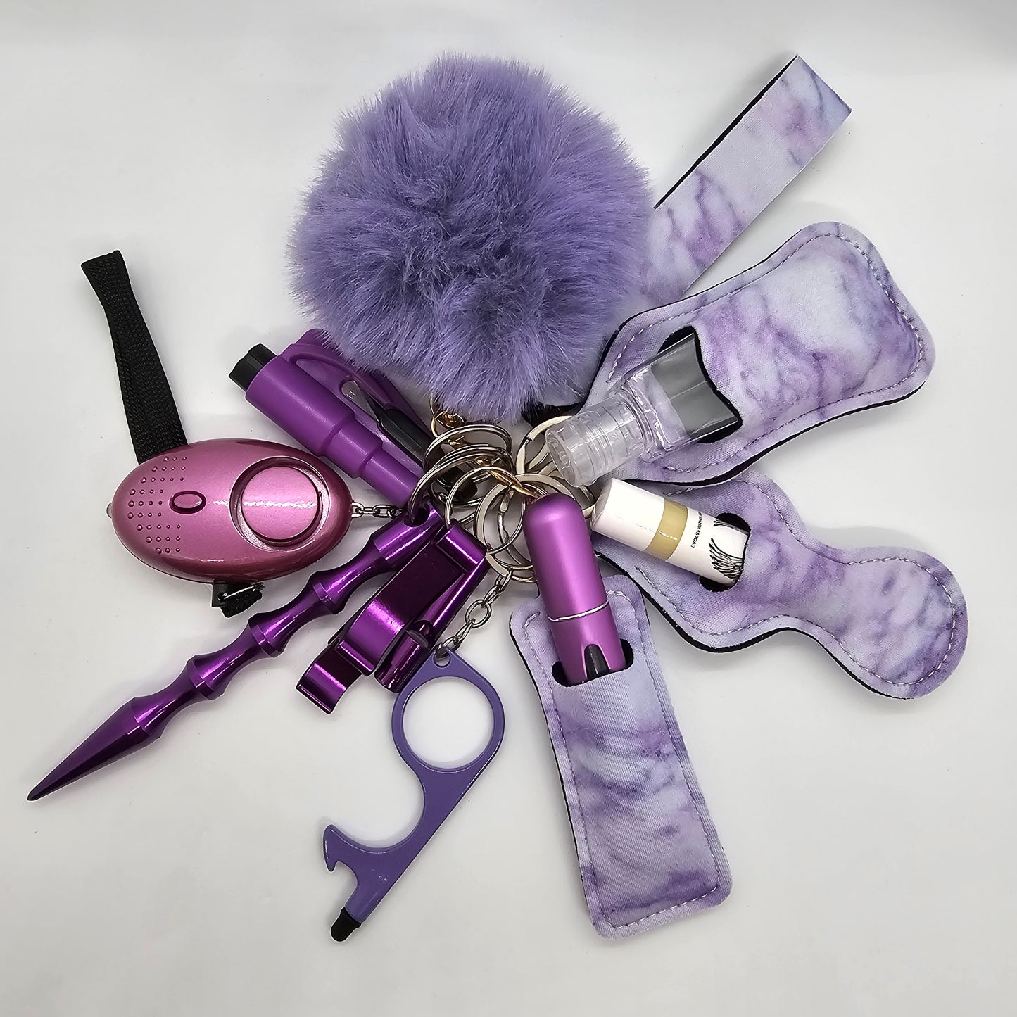 Marble Safety Keychains
