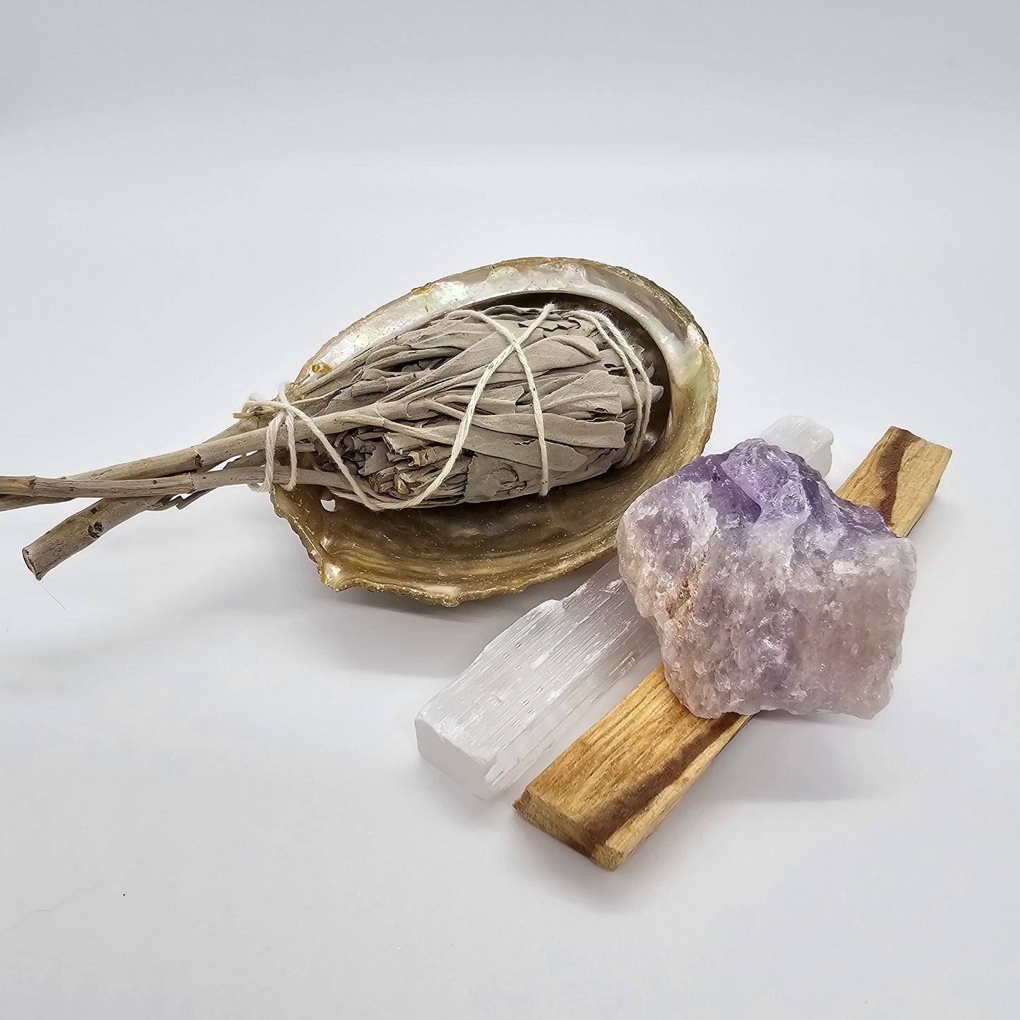 Amethyst Smudge Set