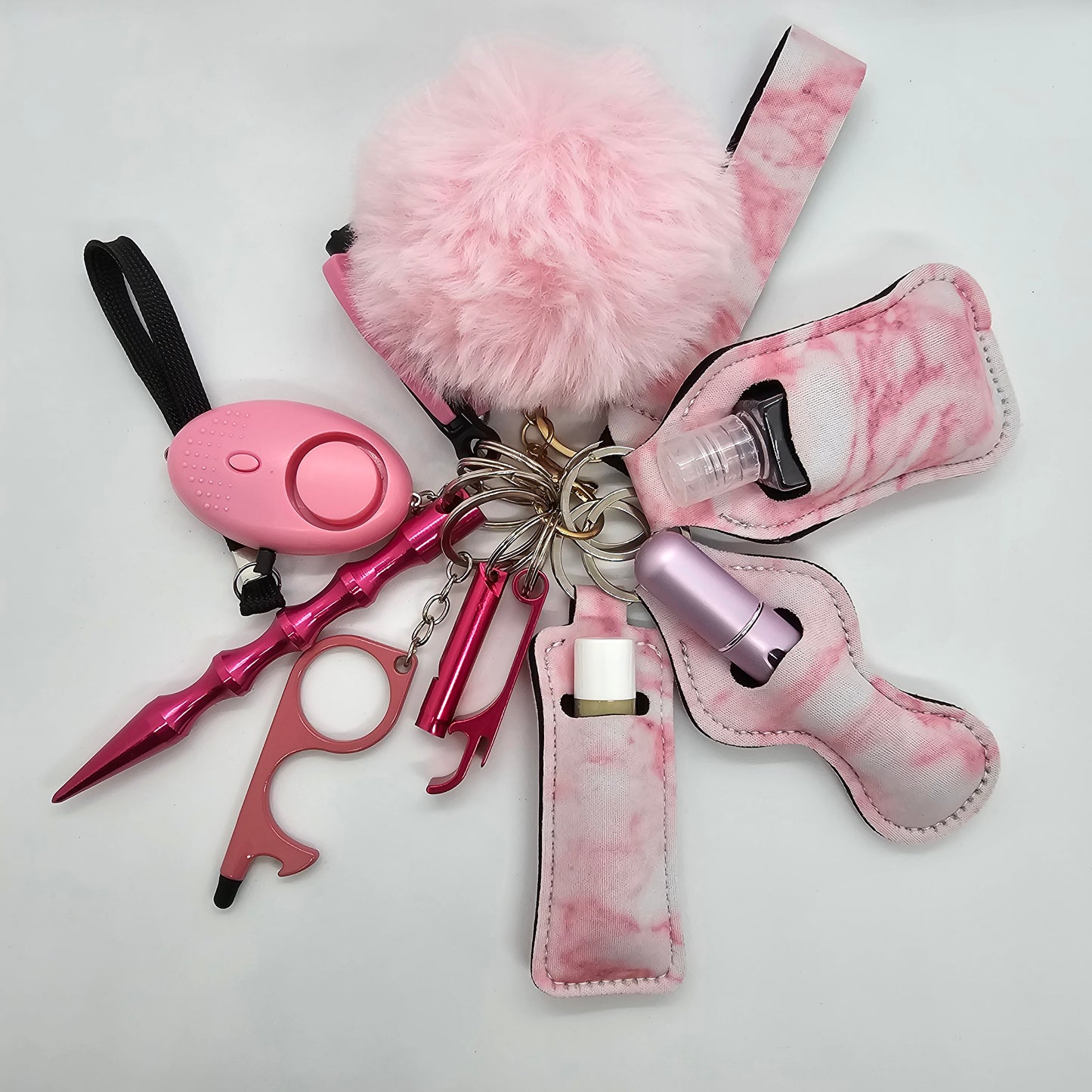Marble Safety Keychains