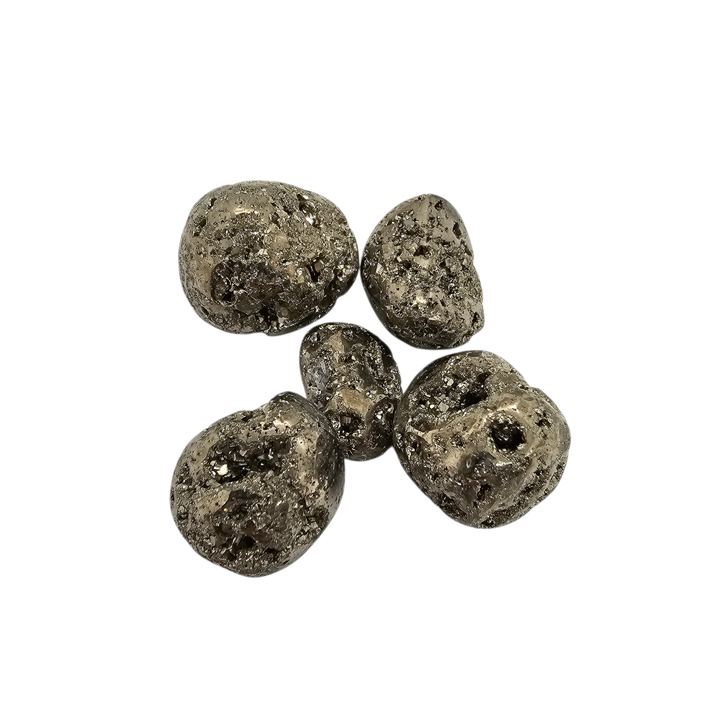Pyrite Tumbled Stones