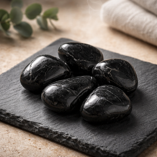 Black Tourmaline Tumbled Stones