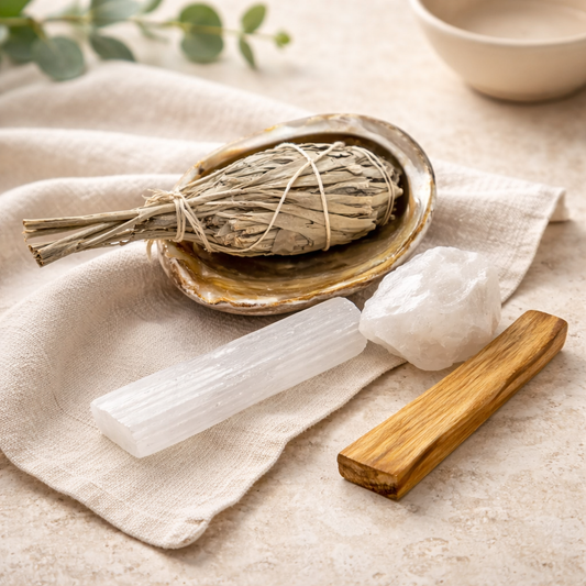 Clear Quartz Smudge Set