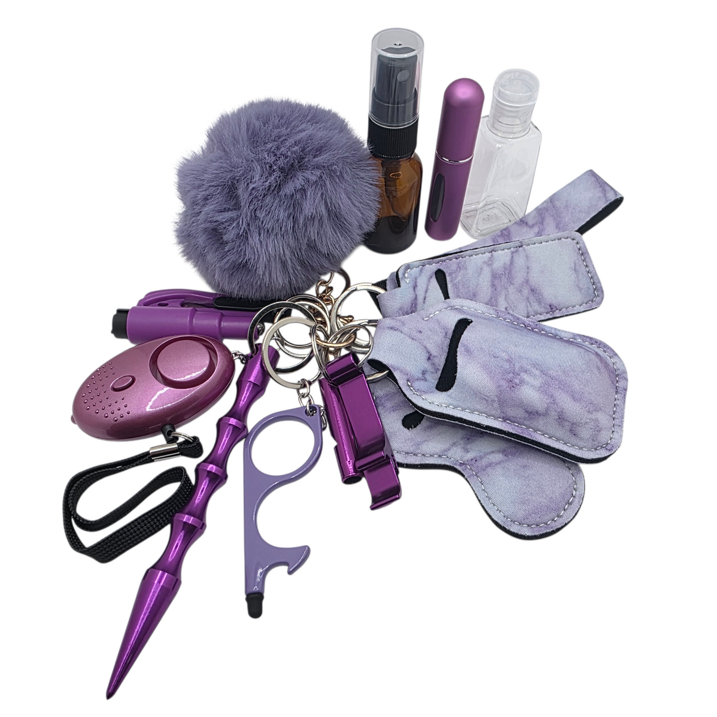 Marble Safety Keychains