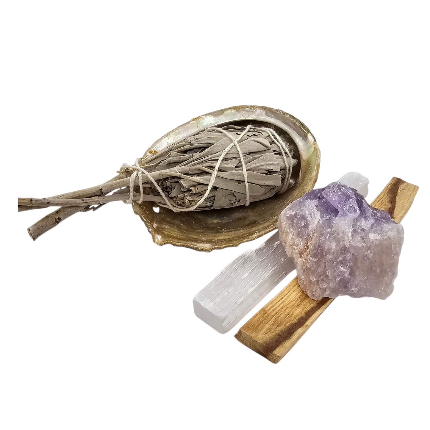 Amethyst Smudge Set