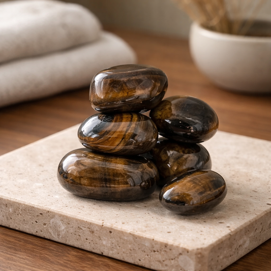 Tiger Eye (gold) Tumbled Stones
