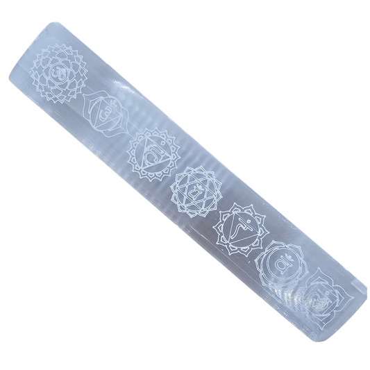 Selenite Charging Plate with Chakra